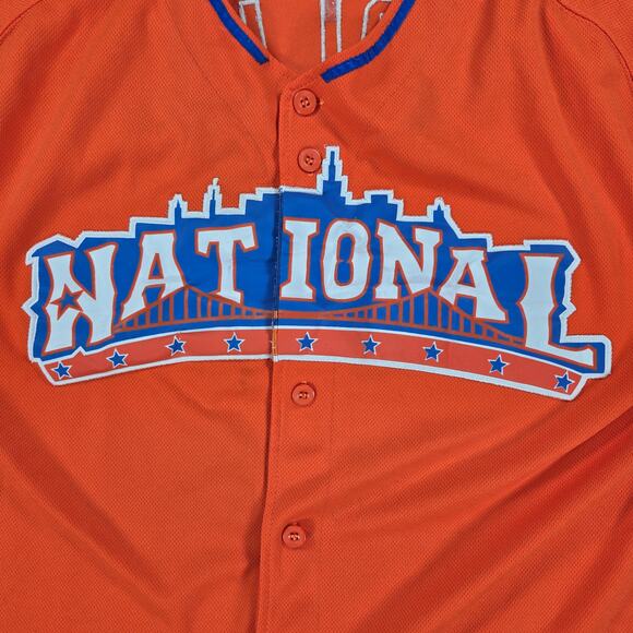 2013 Yadier Molina #4 National All Star Game Orange Jersey Men's Size 56 - Picture 4 of 10